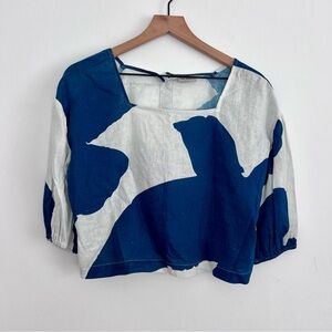 Abstract Patterned Women's Blouse